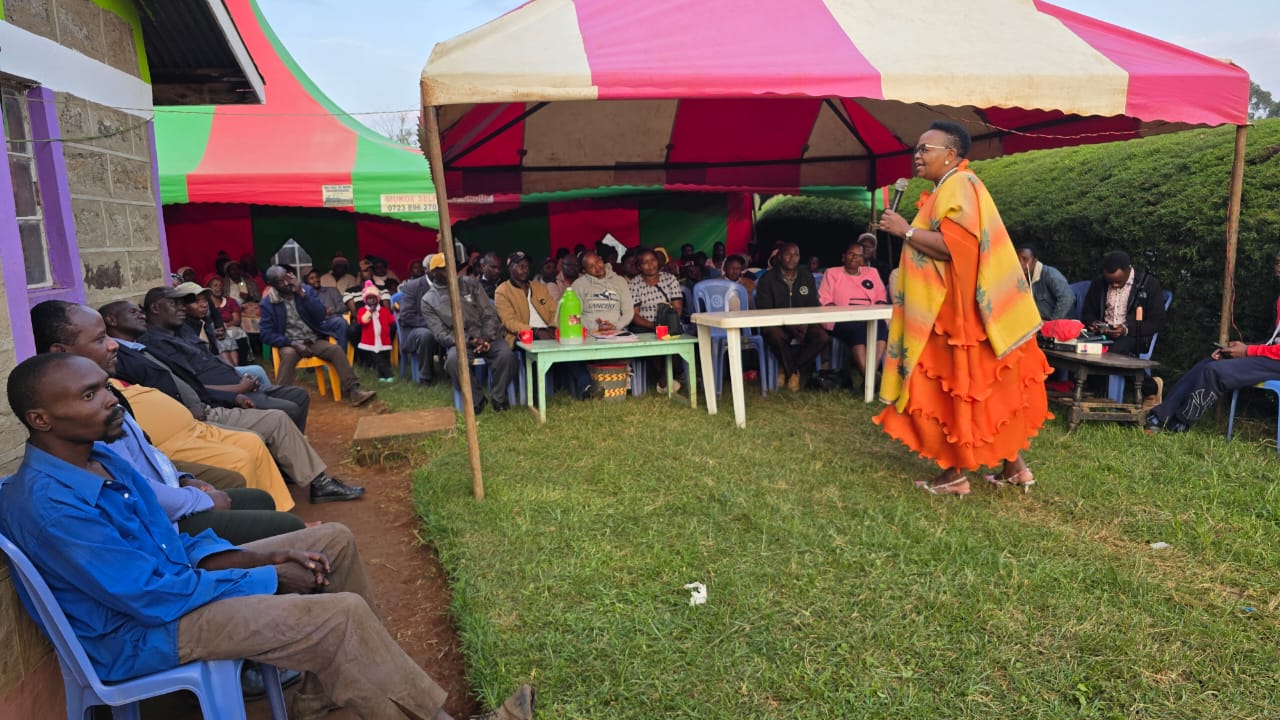 Veronica Maina KEWOSA Chair Attends Kanini Medical Fundraiser Calls For Community Solidarity