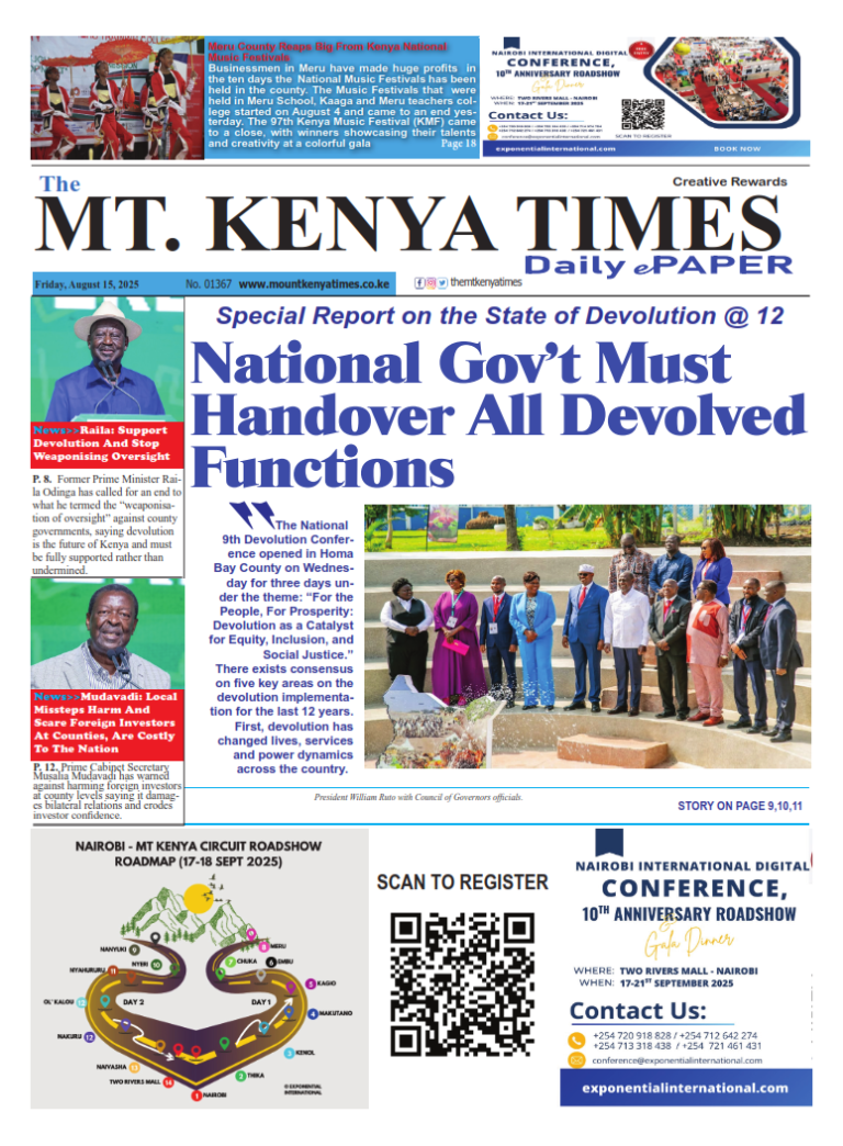 August 15, 2025 Mt Kenya Times ePAPER_001