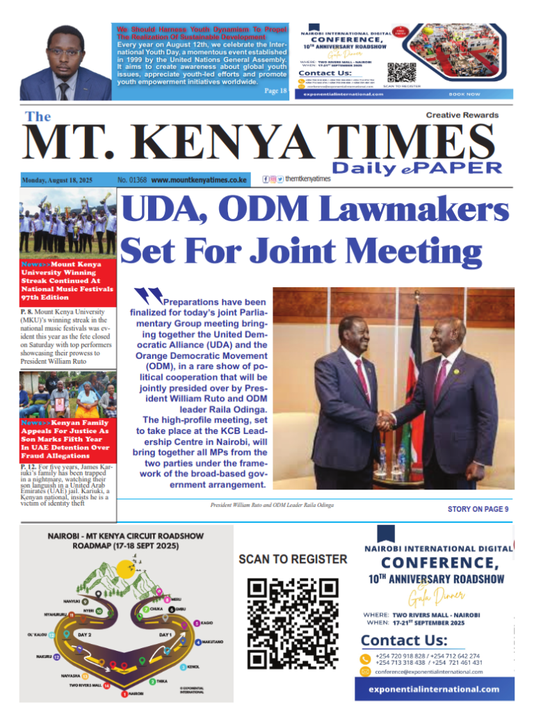 August 18, 2025 Mt Kenya Times ePAPER_001
