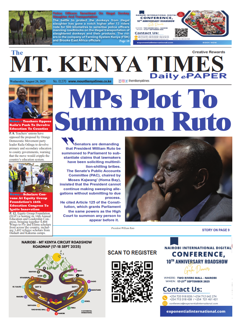 August 20, 2025 Mt Kenya Times ePAPER_001