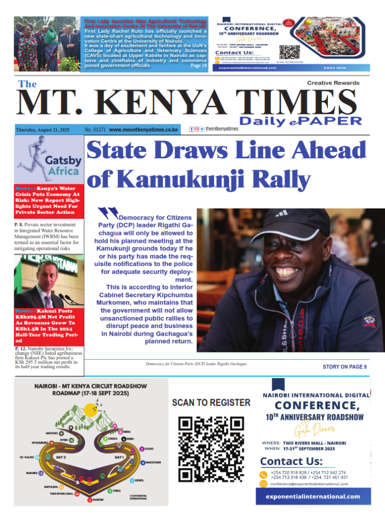 August 21, 2025 Mt Kenya Times ePAPER_001
