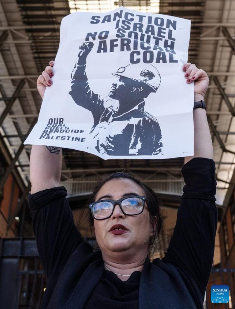 Pro-Palestine Activists In South Africa Protest Against Coal Exports To Israel