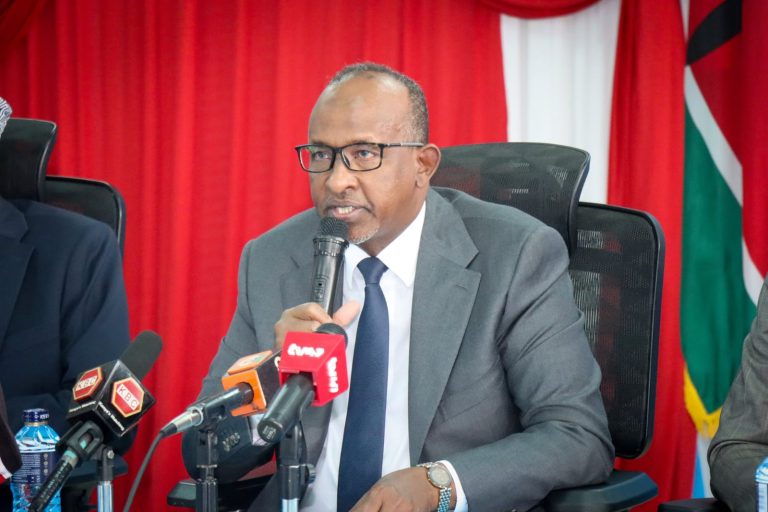 CS Aden Duale During the Opening of Polio Labratory at KEMRI