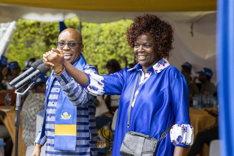 Safina Party Jimi Wanjigi and the newly appointed Safina Party Womens Coordinator