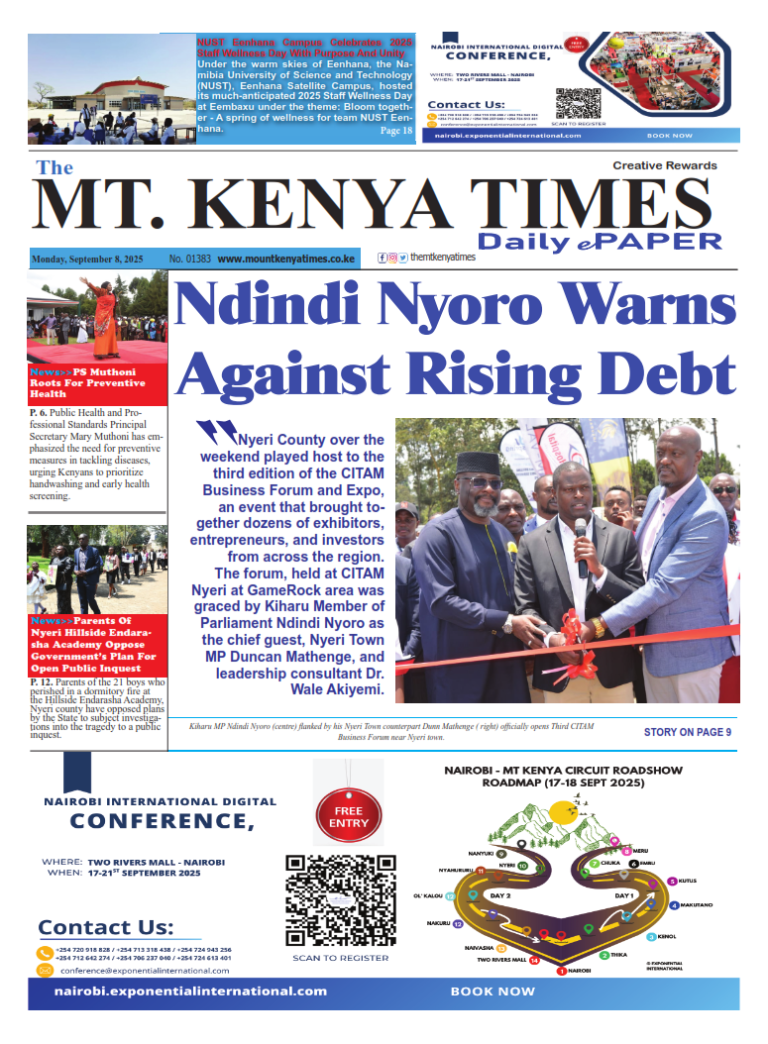 September 8, 2025 Mt Kenya Times ePAPER_001