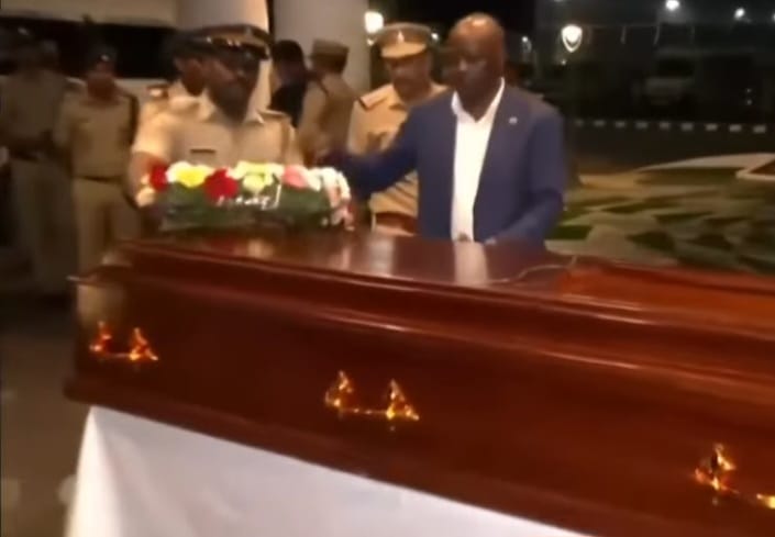 Ambassador Peter Munyiri Led Preparations of Raila’s Body As Delegation Flew To India (12)