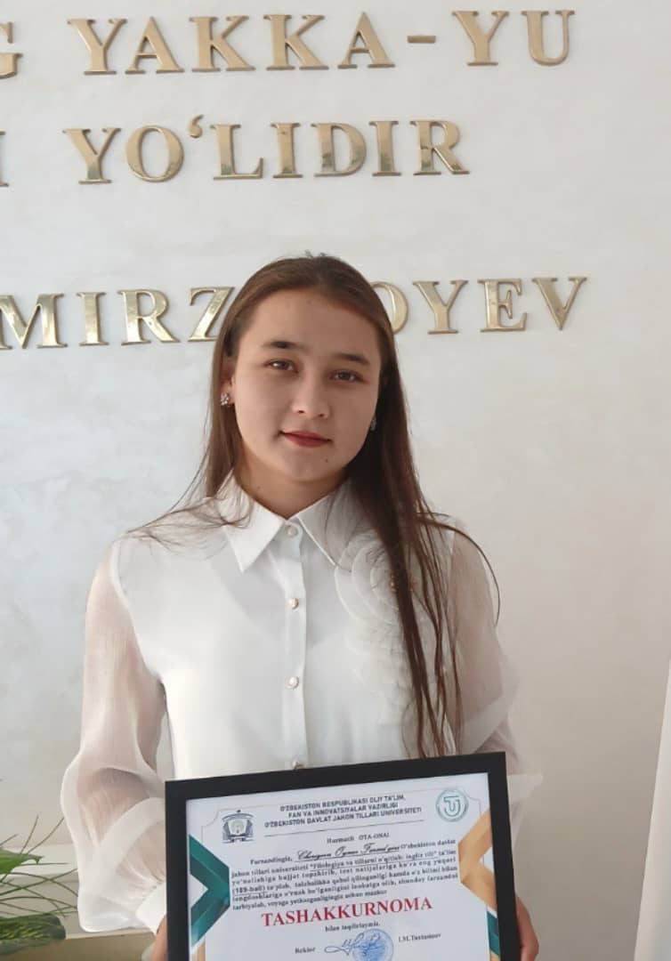 Choriyeva Oynur