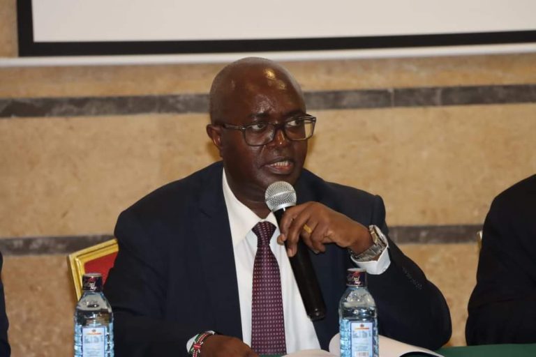 Director General of the Kenya Urban Roads Authority (KURA), Eng. Silas Kinoti