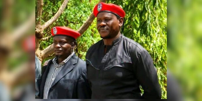 Kenyan activists Bob Njagi and Nicholas Oyoo who were reportedly abducted in Uganda while attending a political campaign