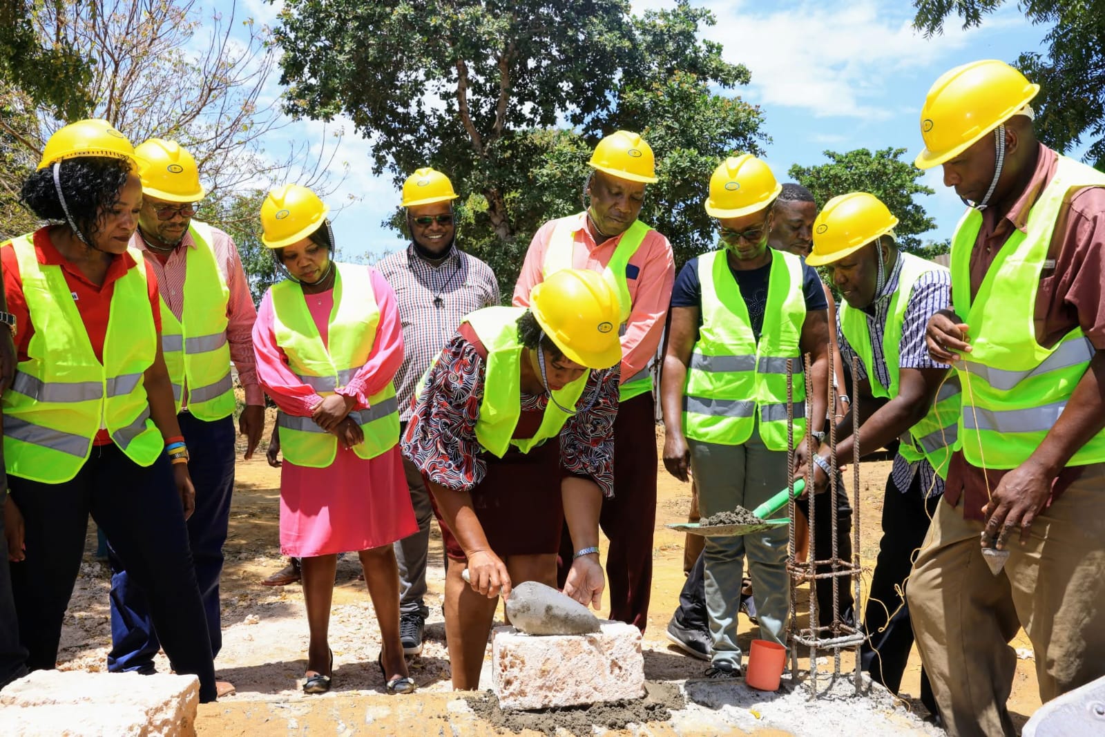 Kilifi Deputy Governor Flora Mbetsa Chibule Lays Foundation Stone For New Kimbilio Rescue Centre Block