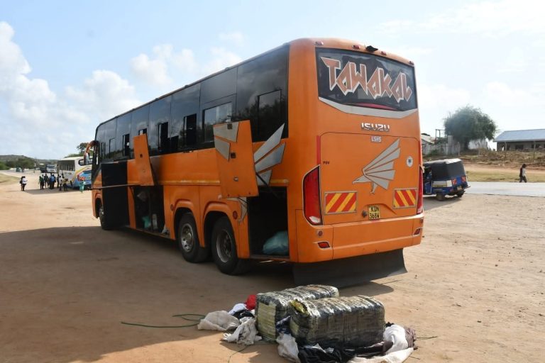 Lamu-Bound Bus Intercepted With Cannabis Cargo At Sabaki Bridge