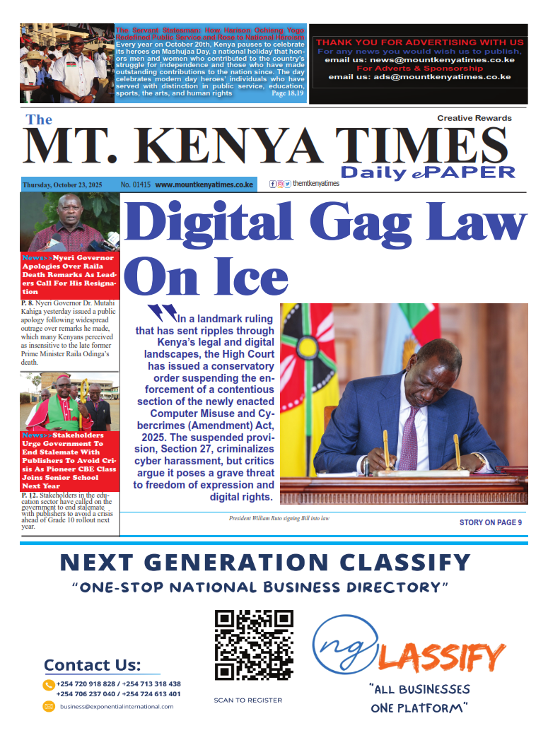 October 23, 2025 Mt Kenya Times ePAPER_001