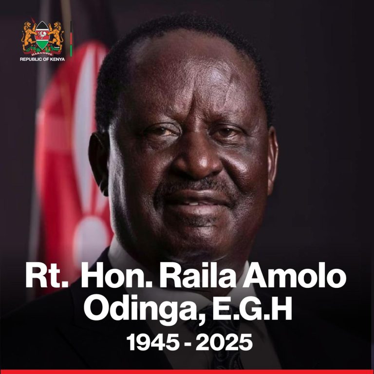 Right Honourable Raila Amollo Odinga