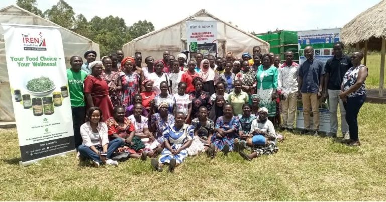 IRENE Kenya hosted smallholder farmers at their site for a training on Solar drying technology of AIVs