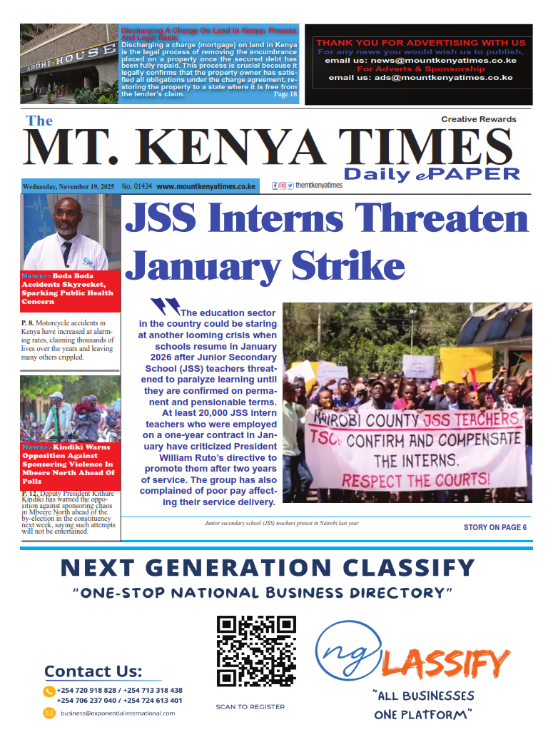 November 19, 2025 Mt Kenya Times ePAPER_001