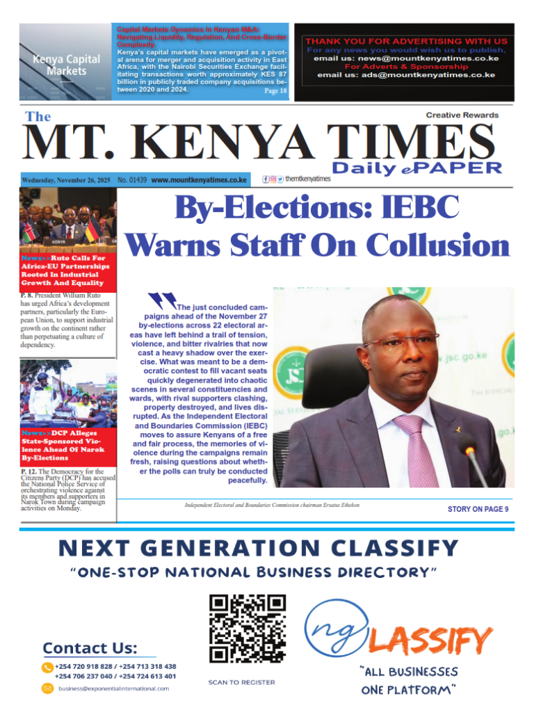 November 26, 2025 Mt Kenya Times ePAPER_001