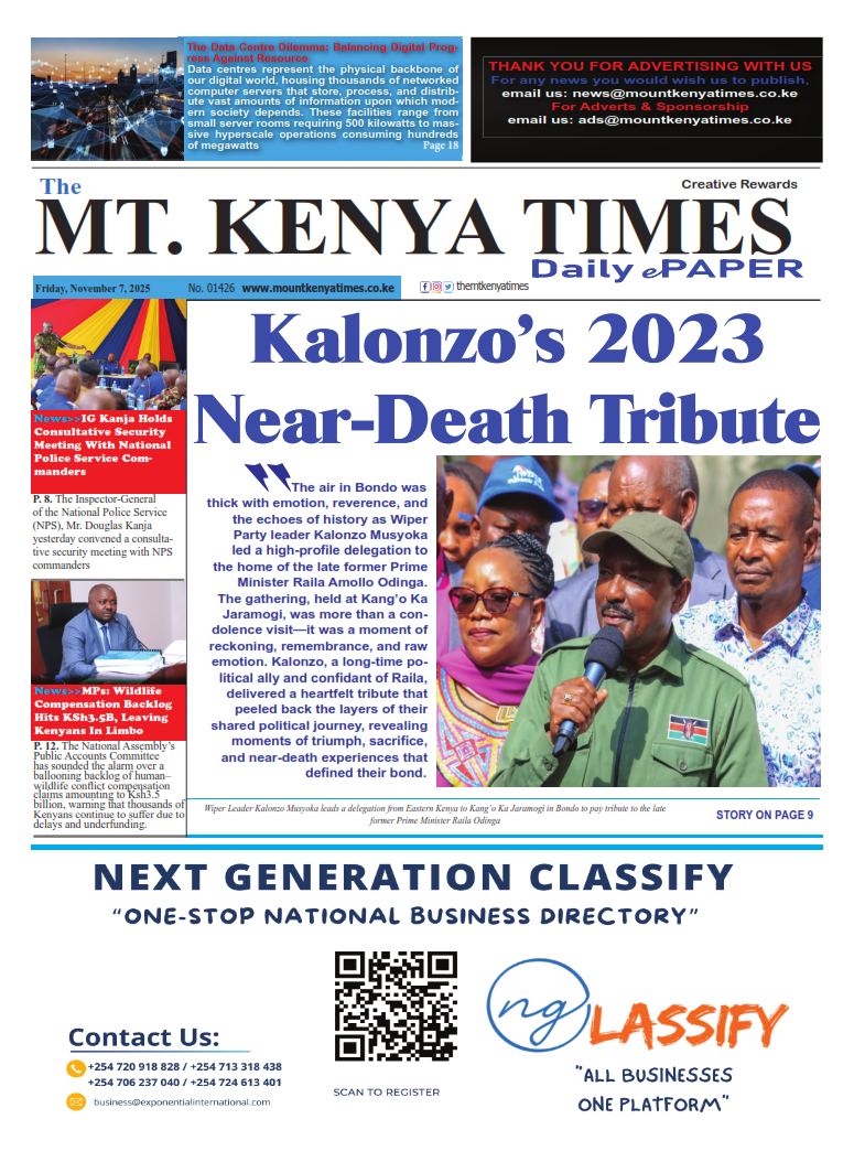 November 7, 2025 Mt Kenya Times ePAPER_001