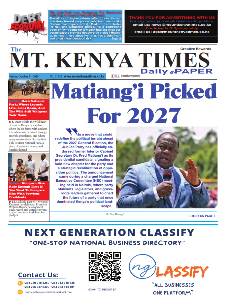 October 31, 2025 Mt Kenya Times ePAPER_001