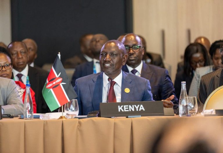 President William Ruto addressing the forum on Tuesday.