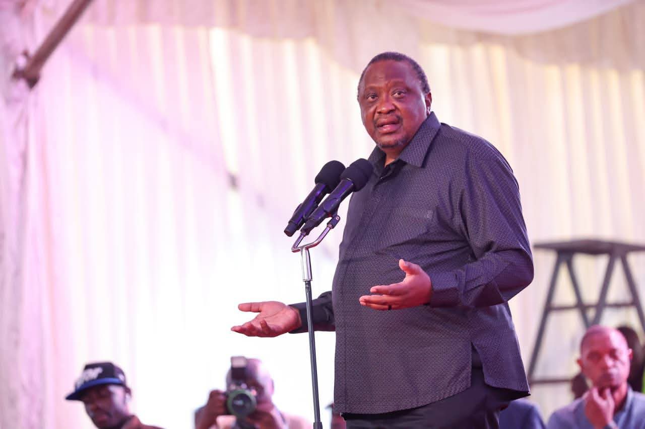 Retired President Uhuru Kenyatta