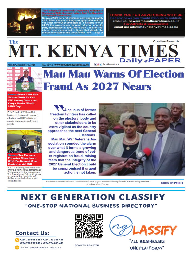 December 1, 2025 Mt Kenya Times ePAPER_001