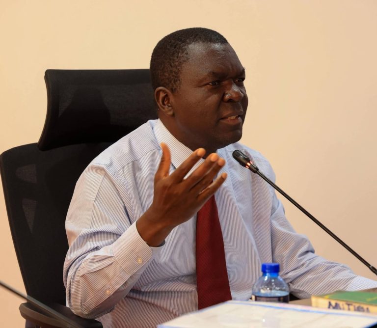 Committee chairman Emmanuel Wangwe.