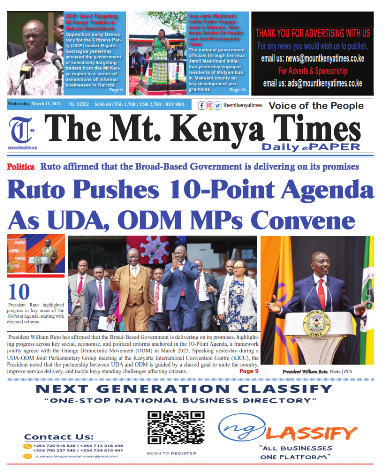 March 11, 2026 The Mt Kenya Times ePAPER_001