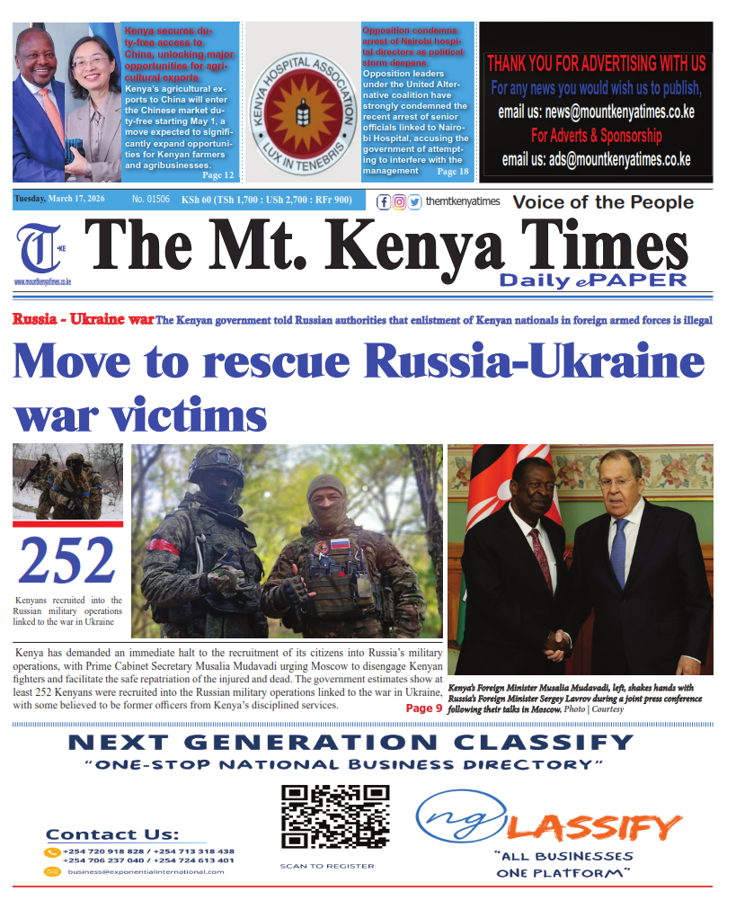 March 17, 2026 The Mt Kenya Times ePAPER_001