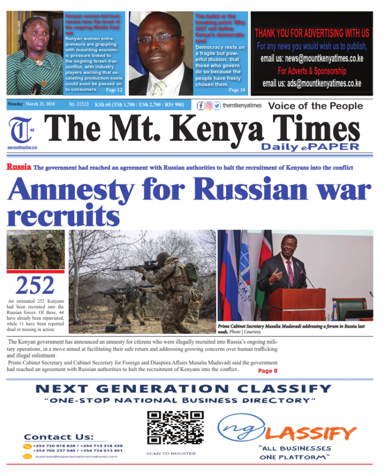 March 23, 2026 The Mt Kenya Times ePAPER_001