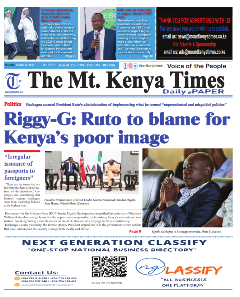 March 30, 2026 The Mt Kenya Times ePAPER_001