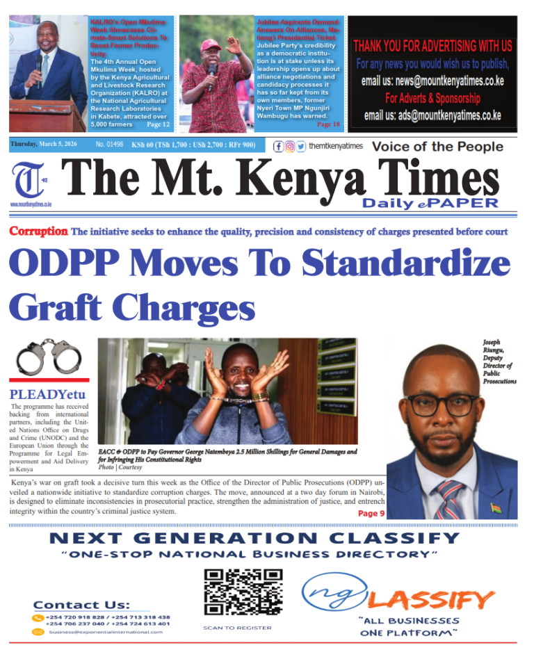 March 5, 2026 The Mt Kenya Times ePAPER_001