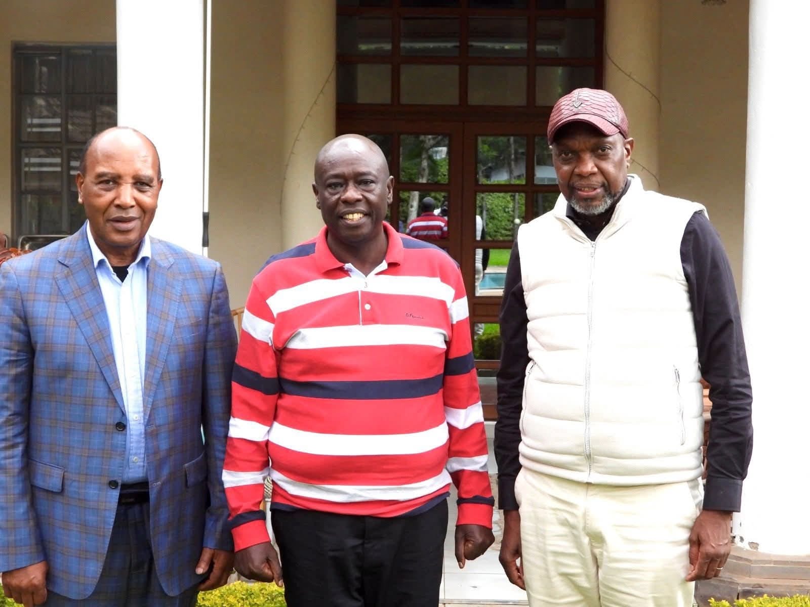 Rigathi Gachagua hosted Jeremiah Kioni and Francis Kimemia at his Nairobi residence