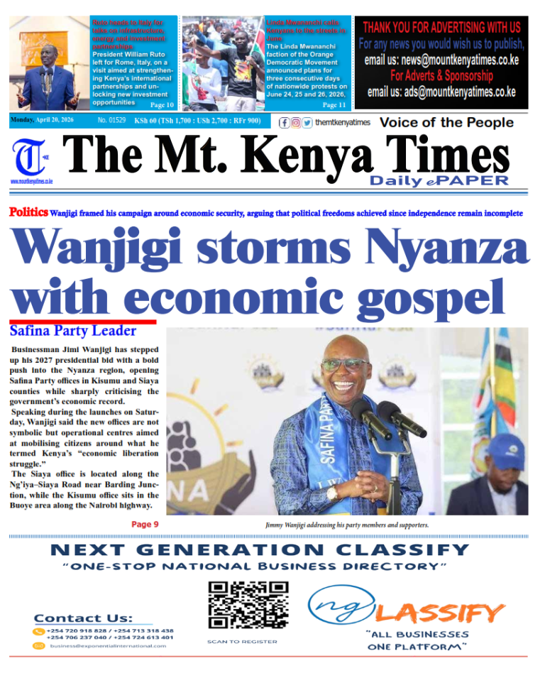 April 20, 2026 The Mt Kenya Times ePAPER_001