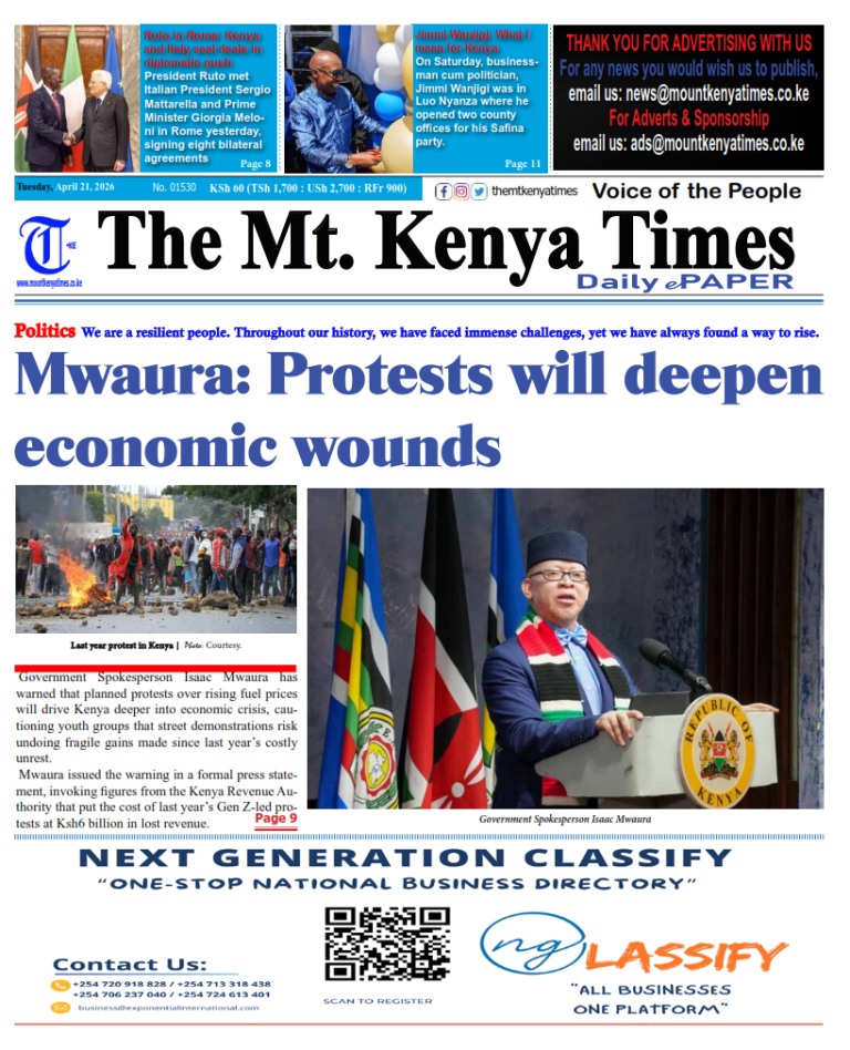 April 21, 2026 The Mt Kenya Times ePAPER_001