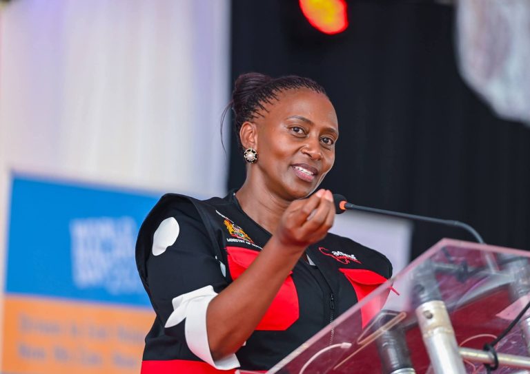 PS Mary Muthoni addressing the forum.