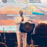 Ambassador Salah Hammed in Nairobi yesterday.