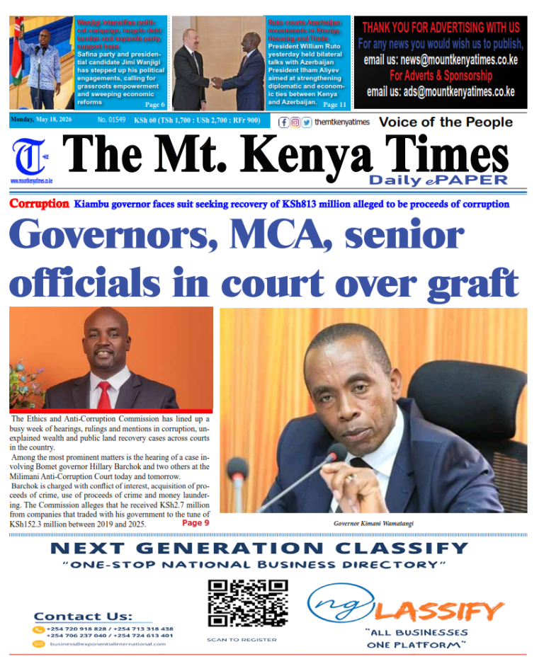 May 18, 2026 The Mt Kenya Times ePAPER_001