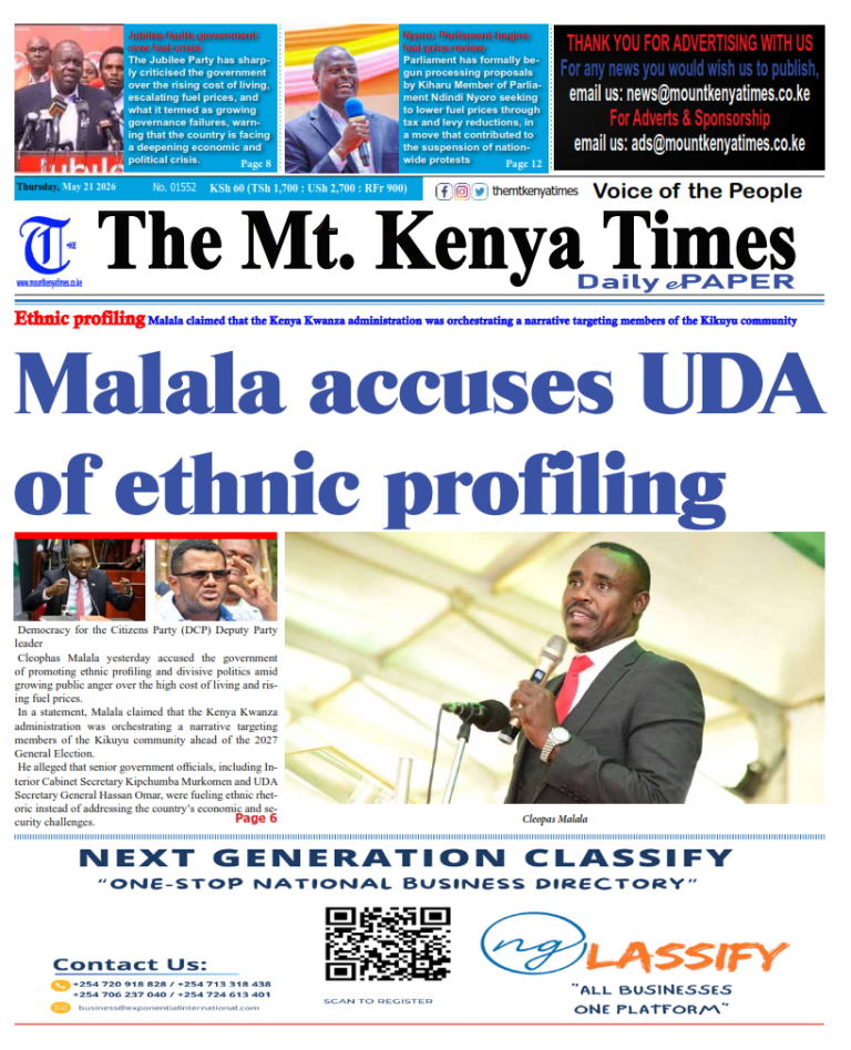 May 21, 2026 The Mt Kenya Times ePAPER_001