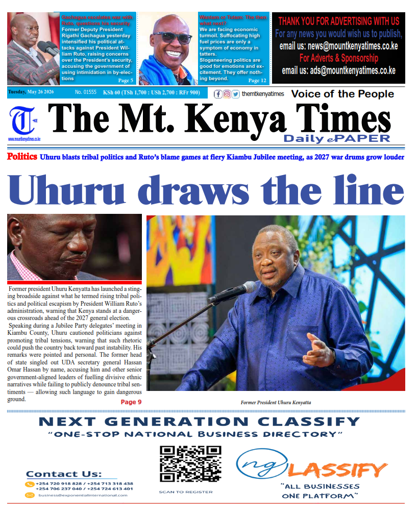 Mt Kenya Times ePAPER May 26, 2026