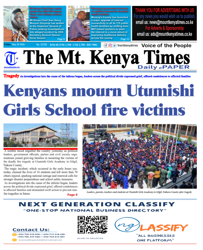 May 29, 2026 The Mt Kenya Times ePAPER_001