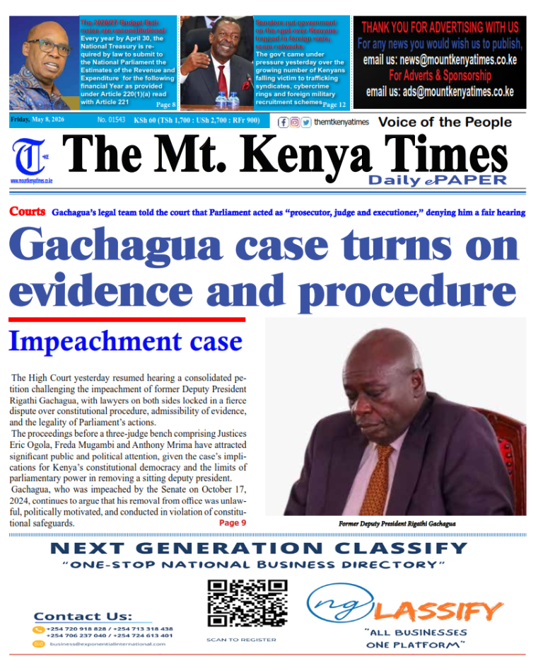 May 8, 2026 The Mt Kenya Times ePAPER_001