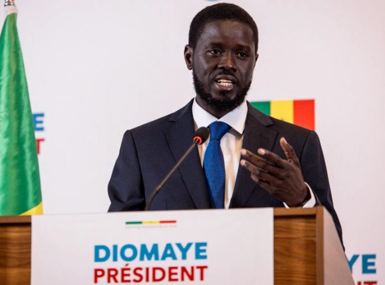 Senegalese President Bassirou Diomaye Faye