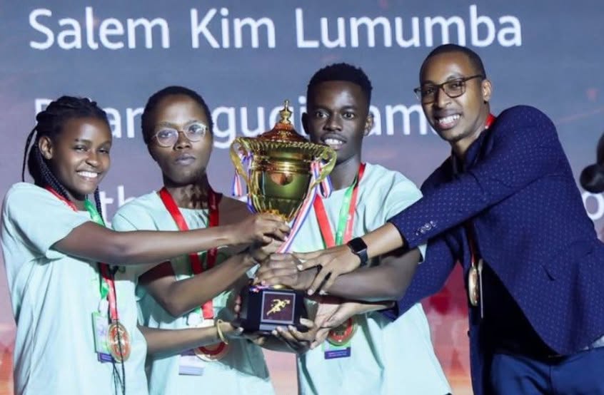 Catherine Atieno of JKUAT, Salim Kim of Machakos University , Brian Ngugi of Mount Kenya University