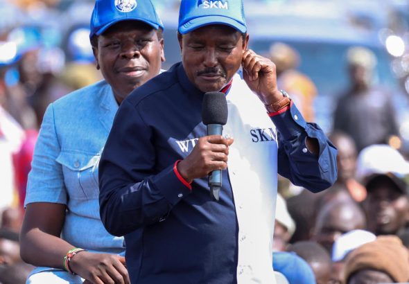Eugene Wamalwa and Kalonzo Musyoka