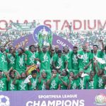Gor Mahia celebrate after winning the KPL title in 2025