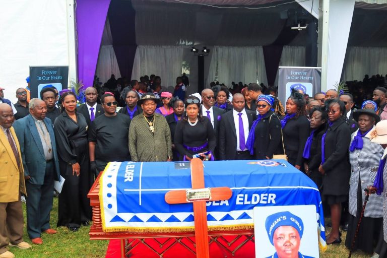 High-profile mourners, a chopper and luxury convoys (20)