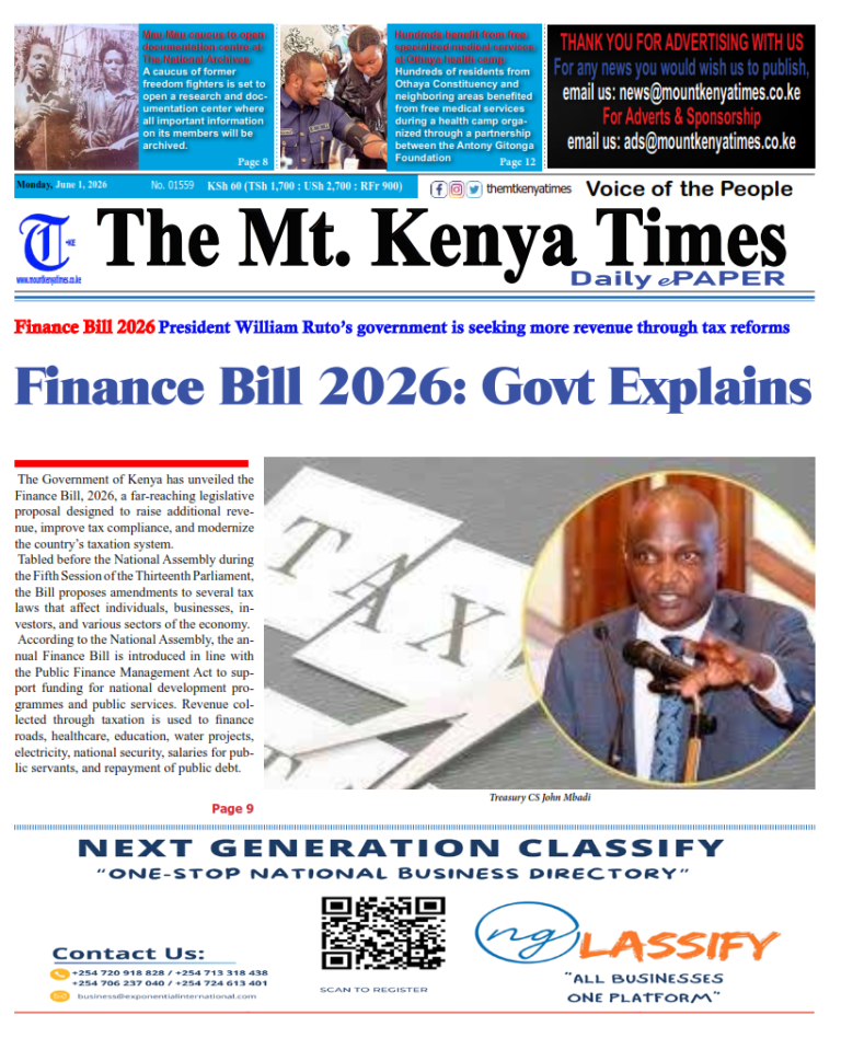 June 1, 2026 The Mt Kenya Times ePAPER_001