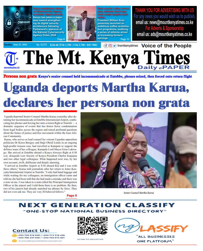 June 23, 2026 The Mt Kenya Times ePAPER_001