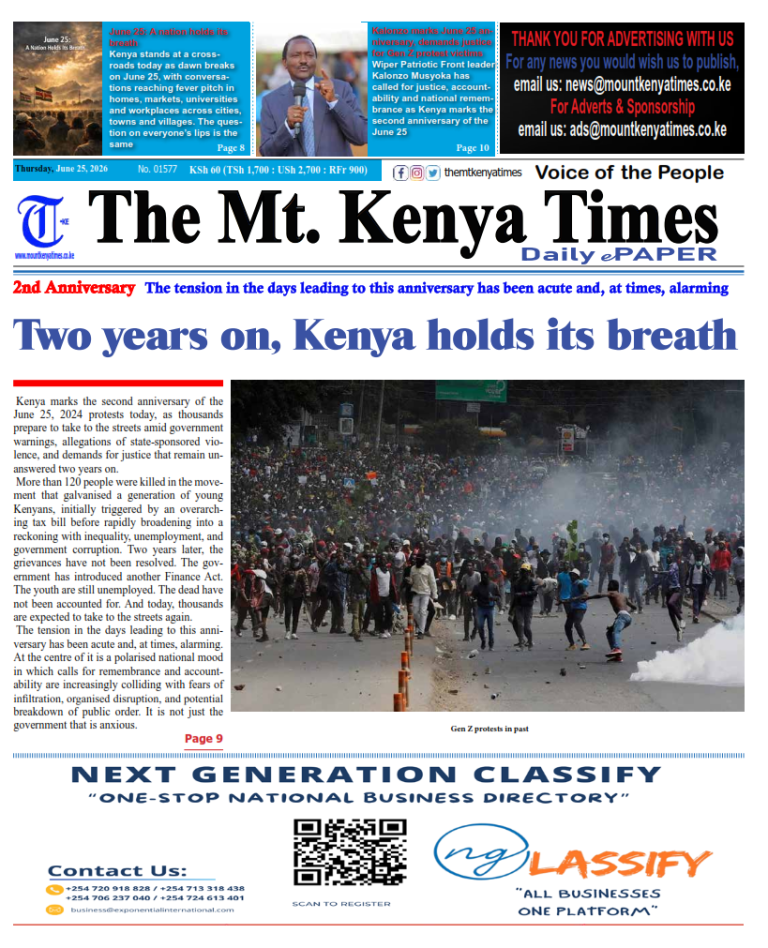 June 25, 2026 The Mt Kenya Times ePAPER_001