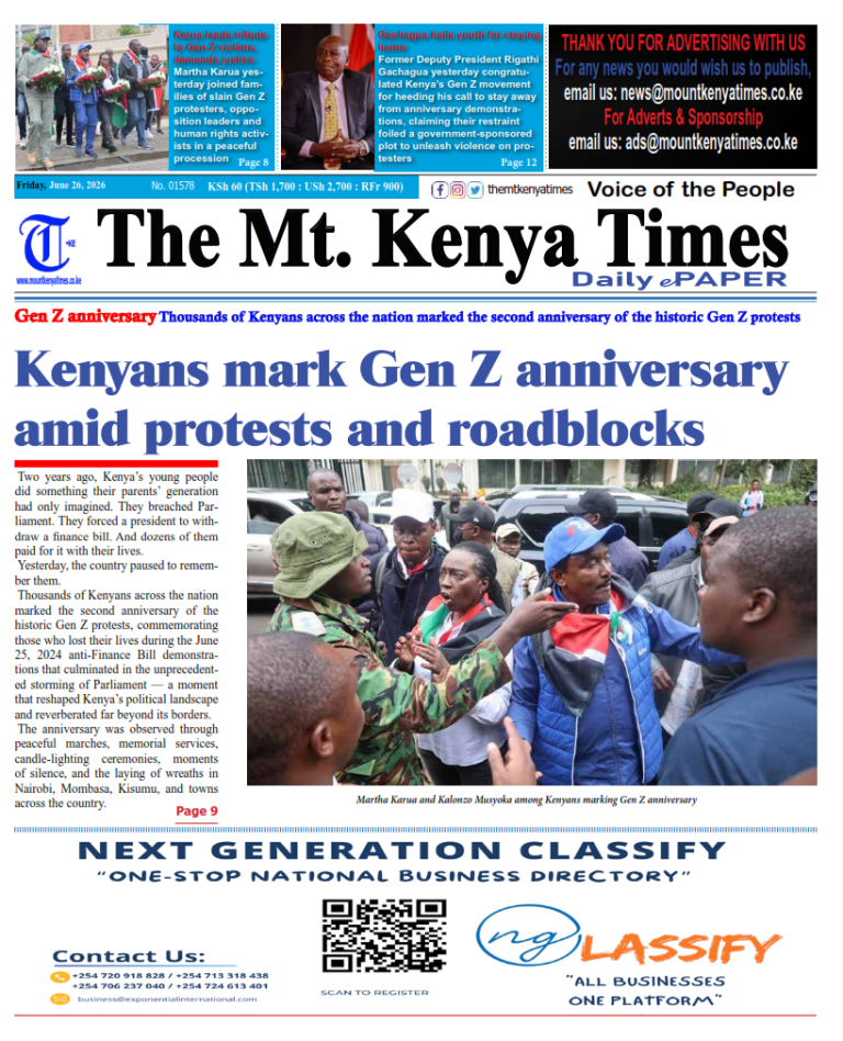June 26, 2026 The Mt Kenya Times ePAPER_001